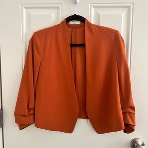 Aritzia Babaton Power Short Blazer - Waist Length - Orange 00